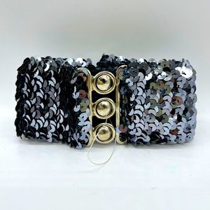 💙Blue Sequin Stretch Belt💙